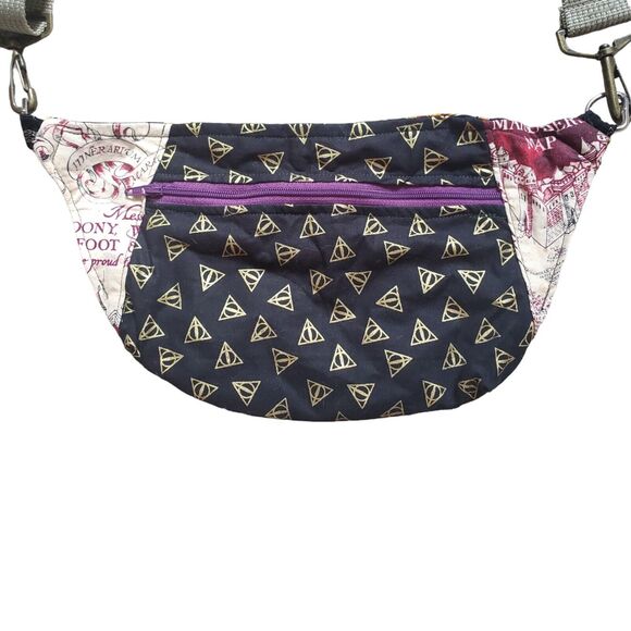 Harry Potter Handmade Bag Travel Crossbody Purse Gryffindor Hogworts OOAK 9"x5" - Picture 2 of 5